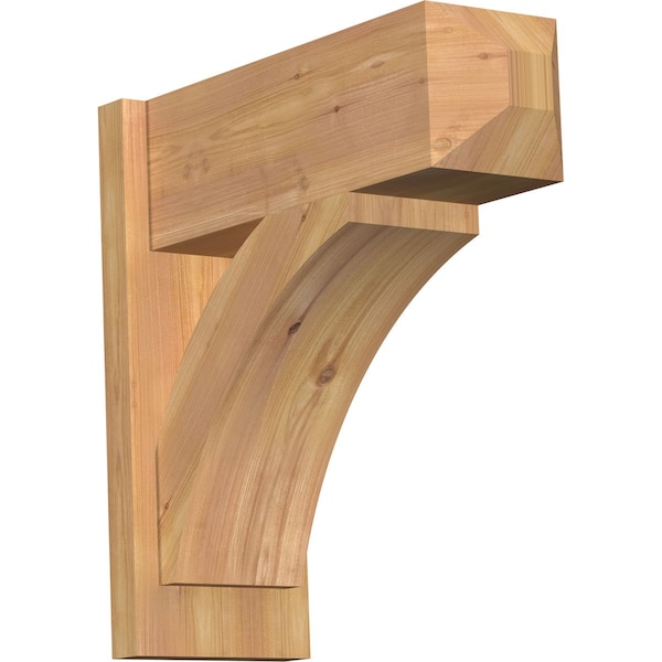 Ekena Millwork Thorton Smooth Craftsman Outlooker, Western Red Cedar, 7 1/2"W x 20"D x 20"H OUT08X20X20THR04SWR - main